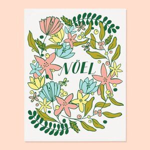 New - "Noel" Christmas Cards - Set of 6 Cards - Recycled, Eco  - The Good Twin